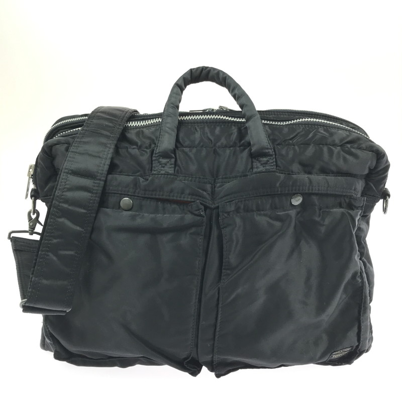百貨店SALE 10%OFF~【現況乗り合い船品】【メンズ】  PORTER ボーイ TANKER 油槽船 2WAY BRIEFCASE ブリーフ入れもの 商行為御徒面子 鞄 188-260428-na-06-tagh 色合い：黒いこと 未来永劫Net店