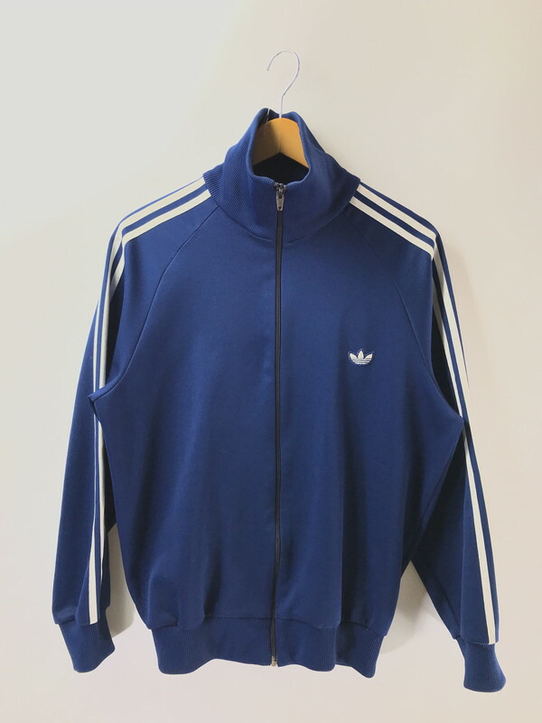 百貨店SALE 10%OFF~【中古品】【メンズ】  ADIDAS アディダス 80\u0027S TRACK JACKET ADS-4F 80年月日 貨物自動車上衣 デサント期 146-260428-na-14-tagh 大きさ：6号 色つや：米国海軍 生生世世Net店