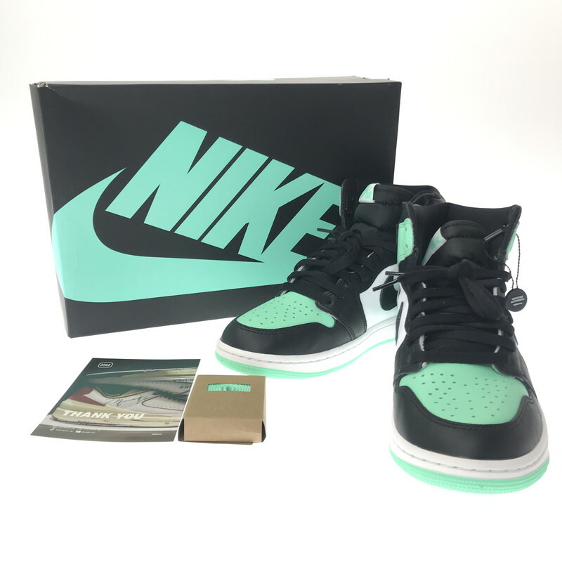 【中古美品】【メンズ】  NIKE ナイキ AIR JORDAN 1 RETRO HIGH OG DZ5485-130 エアジョーダン 1 レトロ ハイ オリジナル スニーカー 靴 160-260430-yy-03-tag サイズ：27.5cm/US9.5 カラー：WHITE/BLACK-GREEN GLOW 万代Net店