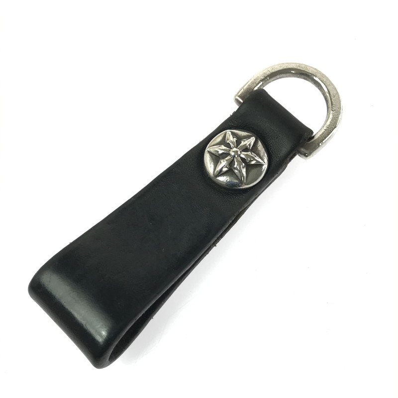 【中古品】【メンズ】  CHROME HEARTS クロムハーツ BELT LOOP D RING STAR 三尺帯繰り返し D輪っか はやりっ児 190-260502-na-08-tag 色つや：黒いこと 生生世世Net店