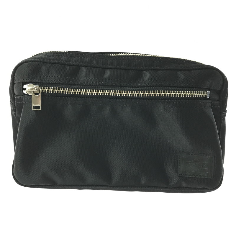 【中古品】【メンズ】 PORTER ポーター WAIST BAG ウエストバッグ カバン 188-260503-na-08-tagh カラー：ブラック 万代Net店｜万代Net店