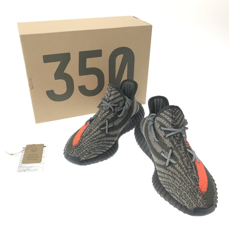 【中古品】【メンズ】 ADIDAS アディダス YEEZY BOOST 350 V2 HQ7045 イージーブースト スニーカー 靴 161-260503-na-19-tagh サイズ:27.5cm US 9 1/2 カラー:CARBON BELUGA/STEEPLE GRAY/SOLAR RED 万代Net店|万代Net店