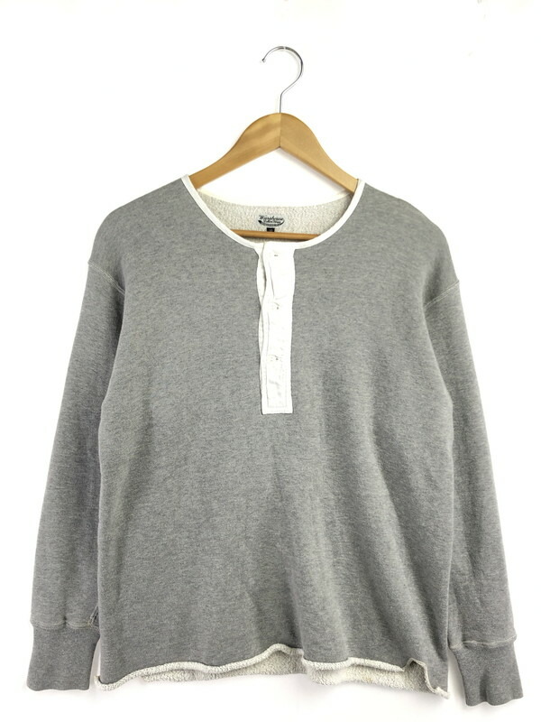 【現況乗り合い船品】【メンズ】  WAREHOUSE お召しもの棲み家 SWEATSHIRTS トレーナー 調教師 145-260509-na-09-tag 大きさ：38 色合い：薄墨色 未来永劫Net店