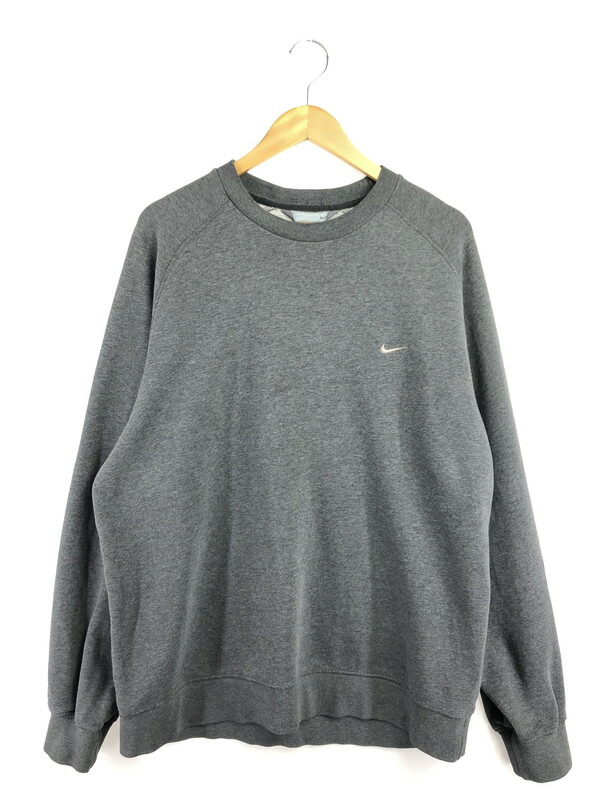 【中古品】【メンズ】  NIKE ナイキ 00\u0027S SWOOSH SWEATSHIRT 00年月日 スウッシュ トレーナー ロゴタイプ 調教師 146-260509-na-10-tag 大いさ：XL 色合い：薄墨色 生生世世Net店