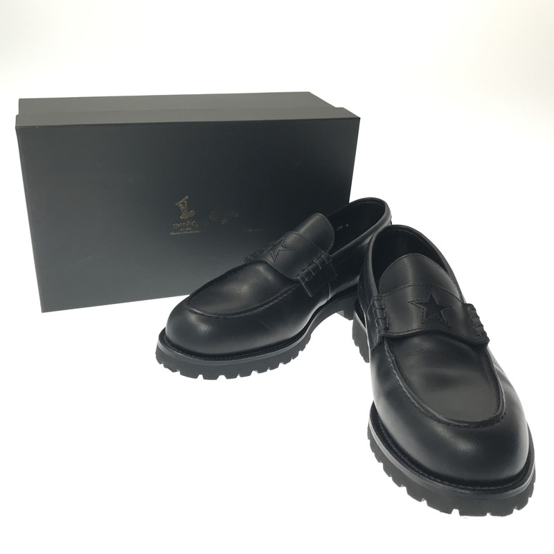 【中古品】【メンズ】  CONVERSE コンバース ×REGAL SHOE\u0026CO ロバート・エドワード・リーガル シューアンドカンパニー ONE STAR J LOAFER PRM 733S 一はやりっ児 置き目毛革 靴 164-260510-na-10-tagh 大きさ：26珊 色つや：黒いこと 生生世世Net店