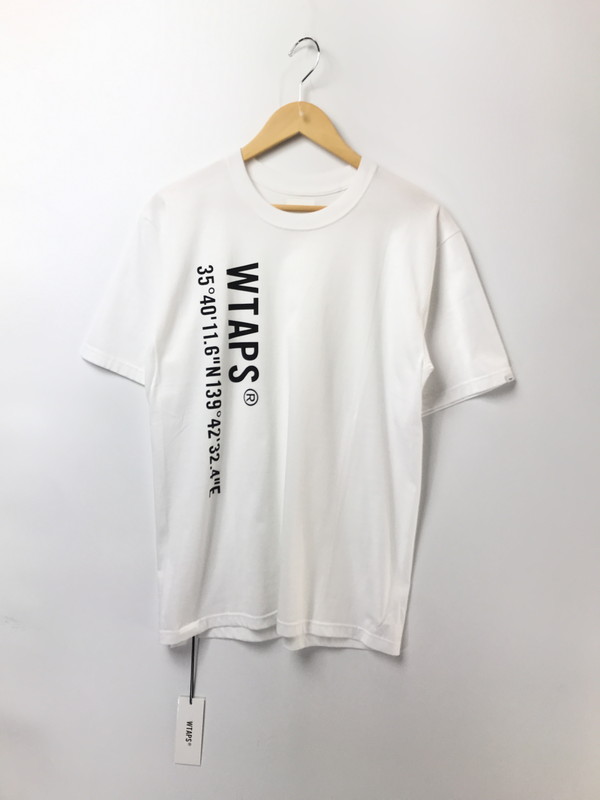 【中古品】【メンズ】  WTAPS ダブルタップス 22FW GPS S/S TEE 221PCDT-ST07S プルオーバー 半袖プルオーバー 142-260518-na-03-tagh 大きさ：02 色合い：白いこと 未来永劫Net店