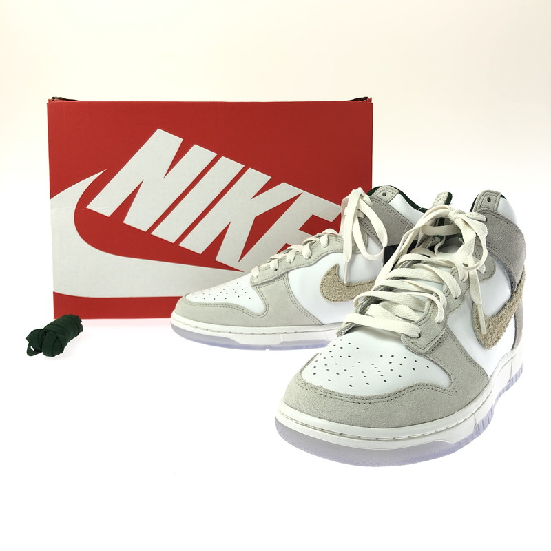 【中古美品】【メンズ】  NIKE  DUNK HIGH PREMIUM GOLD MOUNTAIN FD0776-100 ダンク ご機嫌 割り増し金 ゴールド 山岳 スニーカー シューズ 靴 160-260522-ki-03-tagh 大きさ：27.5糎 US9.5 色つや：SUMMIT WHITE/DESERT ORE-LIGHT BONE 生生世世Net店