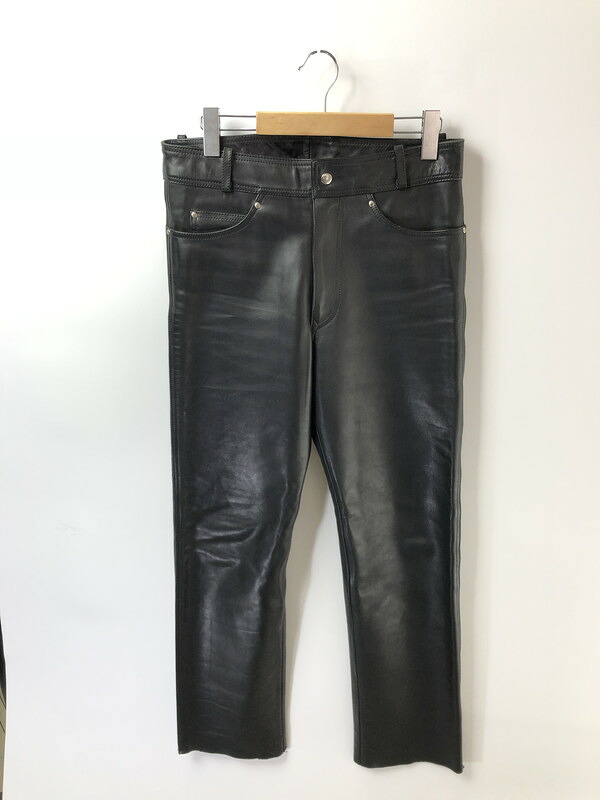 【中古品】【メンズ】  HARLEY-DAVIDSON ハーレー ダビッドソン LEATHER PANTS 98146 なめし革 ズボン下 ボトムス 156-260524-rt-29-tagh 大きさ：32 色合い：黒いこと 未来永劫Net店