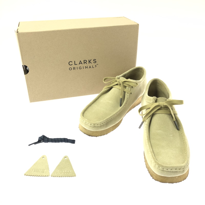【中古品】【メンズ】  CLARKS WALLABEE ワラビー ブーツ 靴 164-260529-ki-06-tagh 大きさ：27珊 US10 色つや：MAPLE SUEDE 生生世世Net店