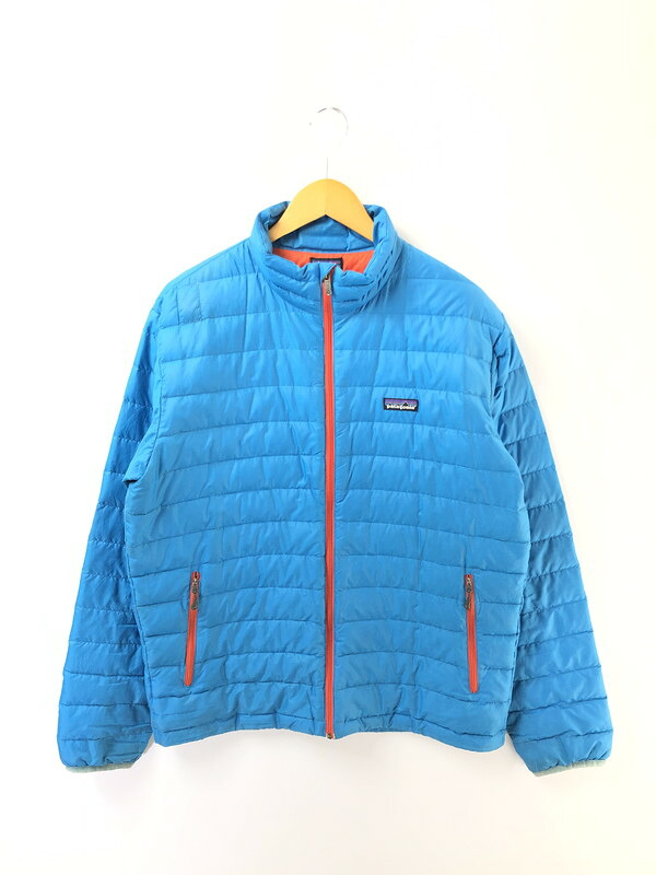 【現況乗り合い船品】【メンズ】  PATAGONIA パタゴニア DOWN SWEATER LIGHT BLUE 84673 12年製 落ちこむ スウェーター アウター 144-260530-rt-07-tagh 大きさ：M 色合い：点火装置青色 未来永劫Net店