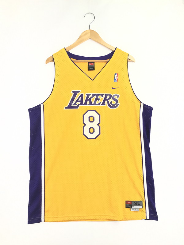 【中古品】【メンズ】  NIKE TEAM ナイキ 野球クラブ LOS ANGELES LAKERS KOBE UNIFORM 天使の都市 レイカーズ コービー 制服 トップス 146-260604-rt-29-tagh 大いさ：XL 色合い：黄色 生生世世Net店