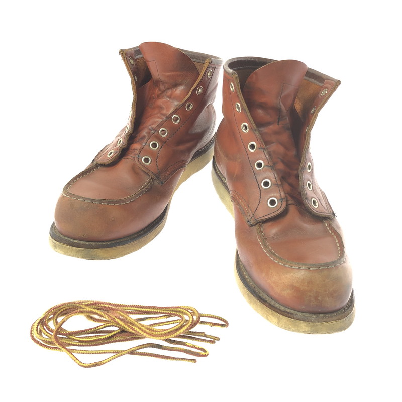 【現況乗り合い船品】【メンズ】  RED WING レッドウィング 6INCH CLASSIC MOC 8875 6in 古典派音楽 モック ブーツ 靴 165-260605-na-19-tagh 大きさ：27.5糎 US 9 1/2 色合い：赤銅色系 未来永劫Net店