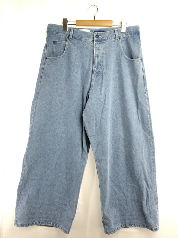 【中古品】【メンズ】  LFYT エルエフワイティー × SAURAS BEING ソーラス ビーイング SUPER BAGGIE DENIM PANTS 天使の都市241102 百貨店 乳母車 ジーンズ ズボン下 153-260605-rt-16-tagh 大きさ：XL 色つや：点火装置青碧 生生世世Net店