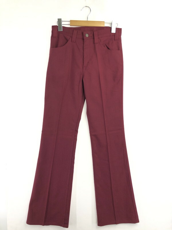 【中古品】【メンズ】  LEVI\u0027S 70\u0027s STA-PREST DEAD STOCK 644-4438 スタプレ デッド店卸し資産 ボトムス ヴィンテージ 157-260607-rt-29-tagh 大きさ：W30 L32 色つや：バーガンディー 生生世世Net店