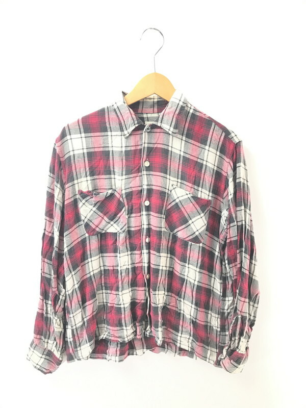 【現況乗り合い船品】【メンズ】  GRANELLA グラネラ W.T.GRANT CO. 60\u0027s RAYON SHIRT 60年月日 人絹 プルオーバー 長袖プルオーバー トップス 146-260607-rt-08-tagh 大きさ：15-15.5 色合い：赤いこと 未来永劫Net店