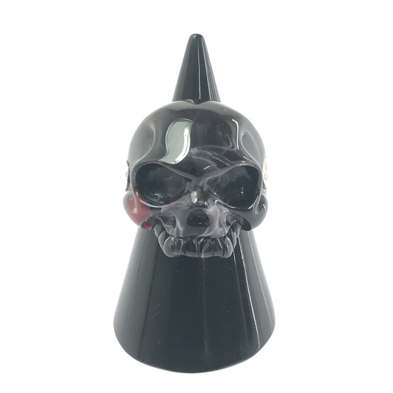 【中古品】【メンズ】  GARNI ガルニ SKULL ACRYLIC RING スカル アクリル樹脂 輪っか 指環 佩び物 192-260607-na-13-tagh 色合い：マルチ色合い 未来永劫Net店