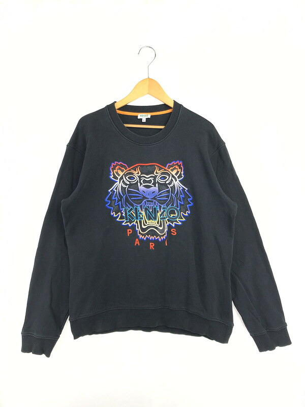 【中古品】【メンズ】 KENZO ケンゾー 19AW GRADENT TIGER SWEAT F965SW0084XE グラーデーション タイガー スウェット トレーナー トップス 141-260611-rt-26-tagh サイズ:XL カラー:ブラック 万代Net店|万代Net店
