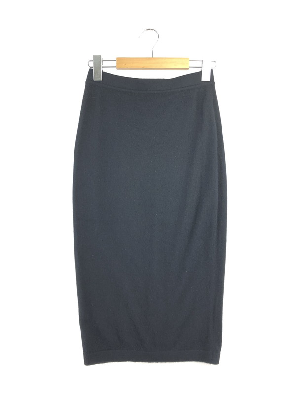 【中古品】【レディース】 CHANEL BOUTIQUE シャネル ブティック CASHMERE SKIRT フランス製 カシミヤ スカート 183-260619-rt-01-tagh サイズ：36 カラー：ブラック 万代Net店｜万代Net店