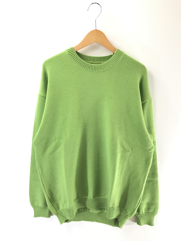【中古美品】【メンズ】 PORT BY ARK ポートバイアーク CREW NECK KNIT PO14-K002 クルーネック ニット 140-260630-na-10-tagh サイズ:F カラー:グリーン 万代Net店|万代Net店