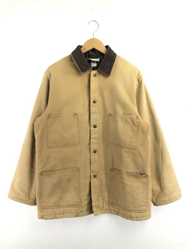 【現状渡し品】【メンズ】 DICKIES ディッキーズ 80's BLANKET LINER DUCK COVERALLS 80年代 ブランケット ライナー ダック カバーオール USA製 ライトアウター 146-260709-rt-11-tag サイズ:不明 下記参照 カラー:キャメル 万代Net店|万代Net店