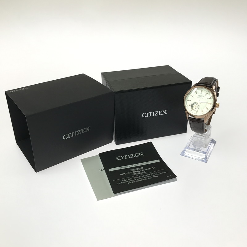 【中古品】【メンズ】 CITIZEN CITIZEN COLLECTION 8229-A17WW03 シチズン コレクション メカニカル 自動巻 腕時計 時計 197-260710-ki-08-tagh カラー：ピンクゴールド 万代Net店｜万代Net店