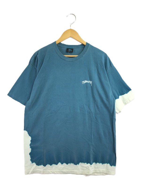 【中古品】【メンズ】 STUSSY ステューシー TIE DYE DRAGON T-SHIRT タイダイ ドラゴン Tシャツ 半袖Tシャツ トップス 142-260718-rt-01-tagh サイズ：XL カラー：ブルー 万代Net店｜万代Net店