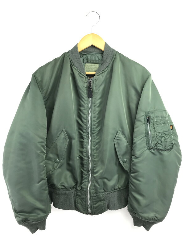 【中古品】【メンズ】 ALPHA INDUSTRIES,INC. アルファ 90\'s MADE IN USA MA-1 90年代 USA製 エムエーワン ジャケット アウター 146-260718-rt-17-tagh サイズ：M カラー：オリーブ 万代Net店｜万代Net店