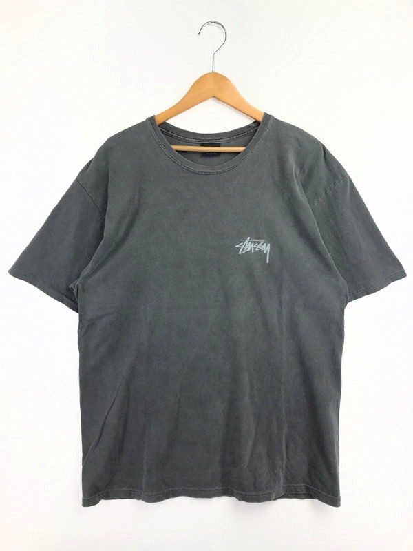 【中古品】【メンズ】 STUSSY ステューシー 8 BALL PIGMENT DYED TEE DARK GRAY 8ボール ピグメント Tシャツ トップス 142-260723-rt-06-tagh サイズ:L カラー:グレー 万代Net店|万代Net店
