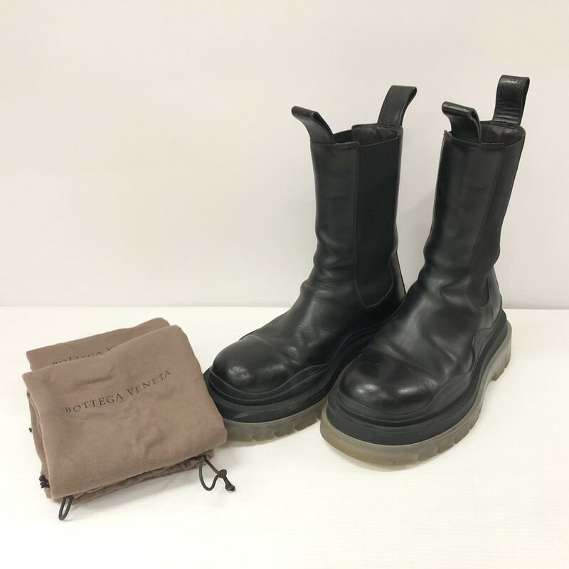 楽天市場】【中古】BOTTEGA VENETAタイヤブーツ ブラック サイズ：36