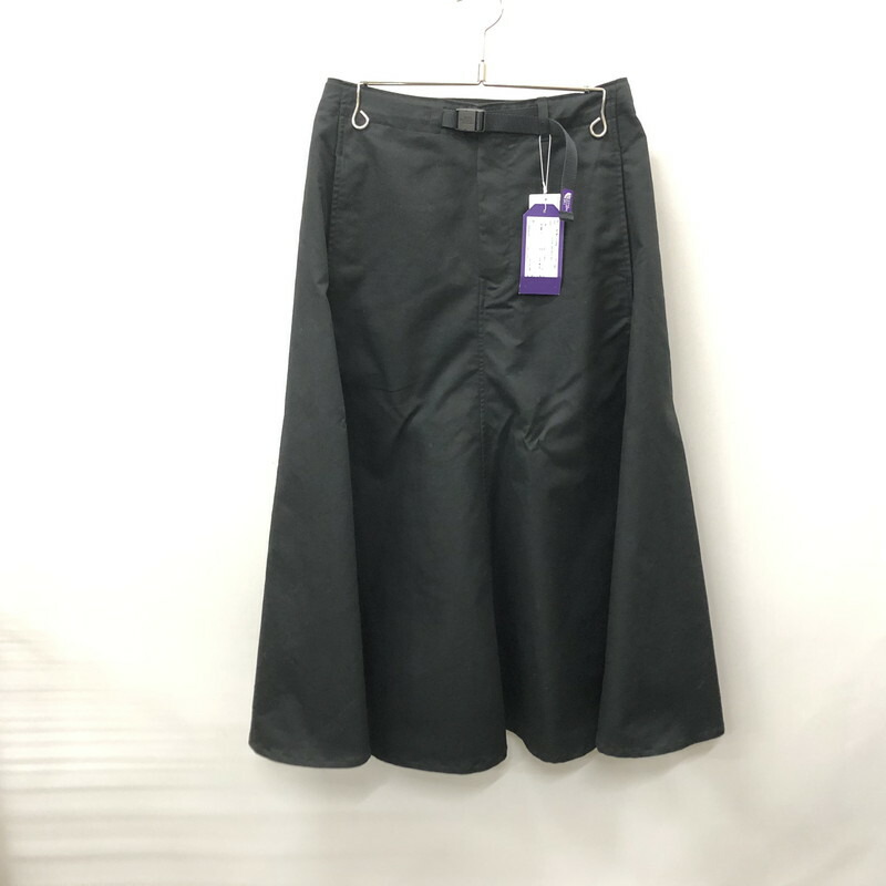 【新品】S ノースフェイス パープルレーベル フレアスカート チノ 黒 ブラック WOMEN】THE NORTH FACE PURPLE LABEL Chino Flared Field Skirt