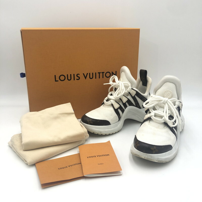 【美品】Louis Vuitton アークライト モノグラム 白 36 1/2 楽天市場】LOUIS VUITTON ルイヴィトン アークライトライン
