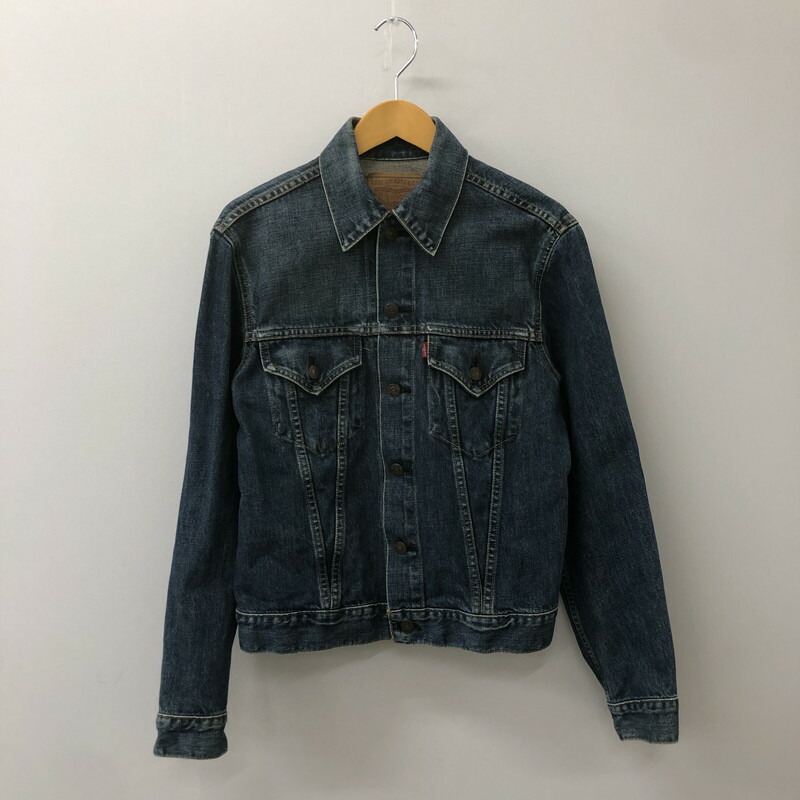 【美品濃紺】リーバイス 71557 トラッカー 3rd サード ビッグE 日本製 濃紺】リーバイス 71557 日本製 サード 3rd ビッグE 復刻 40