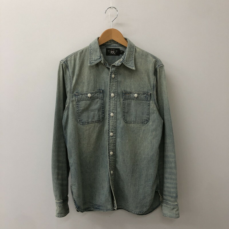楽天市場】RRL ダブルアールエル BLACK DENIM WORK SHIRT
