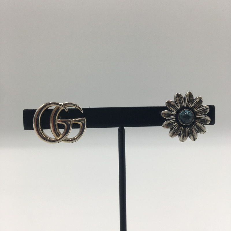 楽天市場】GUCCI グッチ クリスタル付き ダブルGピアス ゴールド