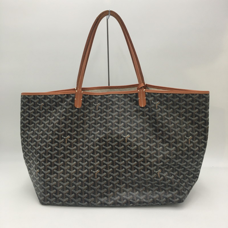 百貨店SALE 10%OFF~【中古品】【メンズ/レディース】 GOYARD ゴヤール ST LOUIS GM TOTE BAG サンルイ GM トートバッグ 袋 180-250530-kk-01-tei 色つや：黒いこと/自然的 生生世世Net店