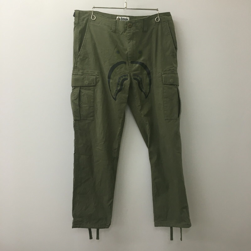A BATHING APE カーゴパンツ L ネイビー A BATHING APE（アベイシングエイプ）の「1ST CAMO ARMY PANTS