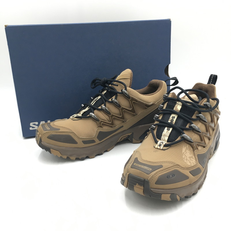 百貨店SALE 20%OFF~【中古品】【メンズ】  SALOMON サロモン × ATMOS アトモス 別注 二人三脚 ACS + CSWP 475042  エーシーエス 足し加える ローカットスニーカー 靴 162-250621-kk-11-tei 色合い：DELICIOSO/ERMINE/BLEACHED SAND 生生世世Net店