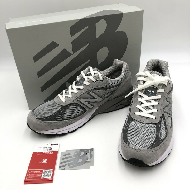 【中古品】【メンズ】 NEW BALANCE ニュー平衡にする 990V4 U990GR4 MADE IN USA スニーカー 靴 162-250625-KS-01-tei 大きさ：28.5糎 色つや：GREY 生生世世Net店