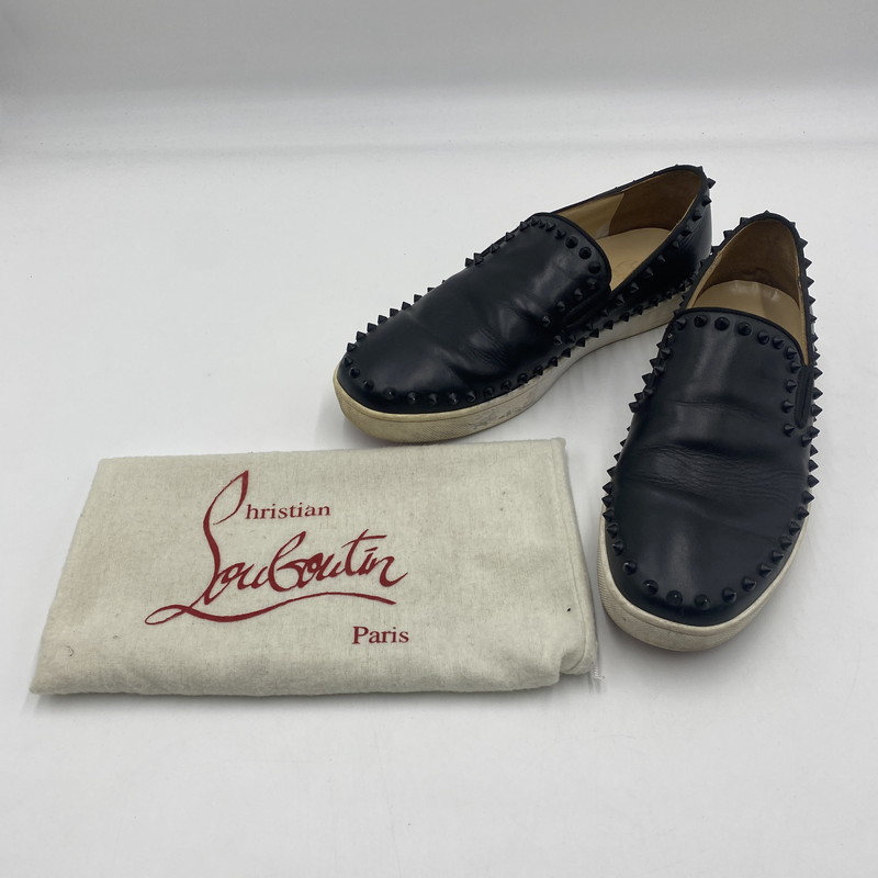 新品未使用　クリスチャンルブタン レザーシューズ ブラック スパイクスタッズ41 楽天市場】未使用品 Christian Louboutin スパイクスタッズ