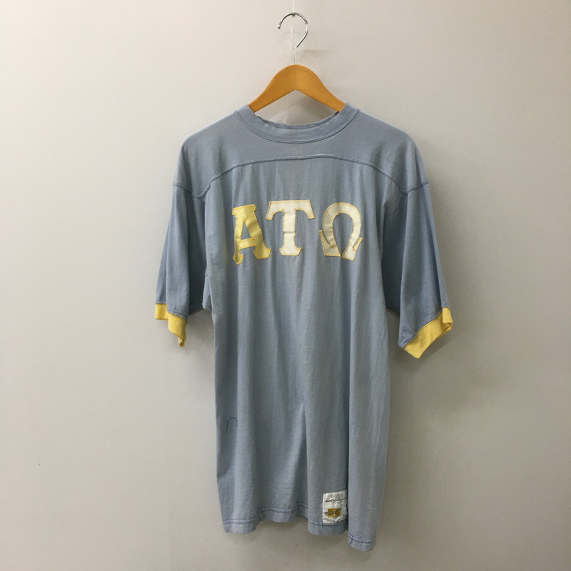 百貨店SALE 20%OFF~【中古品】【メンズ】  RUSSELL ATHLETIC ラッセル アスレチック NUMBERING S/S T-SHIRT 7323 ナンバリング 遊撃手衣袂 ティーシャツ USA製 半袖 トップス 145-250627-KS-10-tei 大きさ：L 色つや：青碧 生生世世Net店