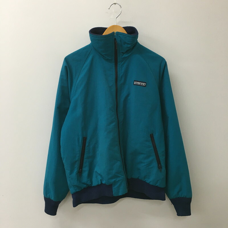 【中古品】【レディース】  LANDS END ランズエンド 90 LINER PADDED SHELLED SQUALL JACKET 90年代 ライナー パデッド シェルド スコール ジャケット アウター 145-250627-KS-04-tei サイズ：L カラー：ブルー 万代Net店