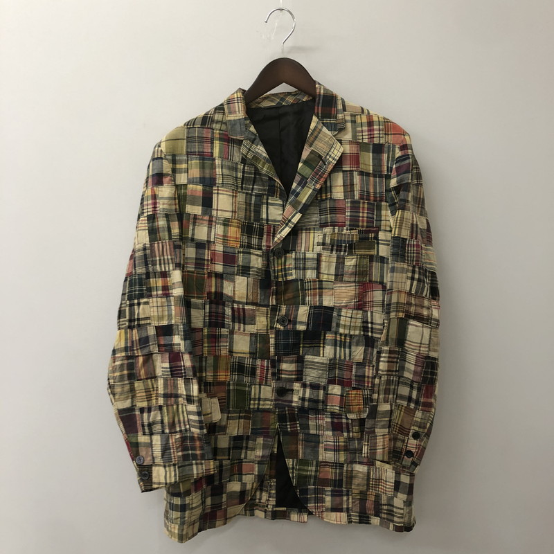 【中古品】【メンズ】 ALLEN COLLINS アレン・コリンズ 70\'s TWEED PATCHWORK BLAZER VINTAGE 70年代 ツイード パッチワークブレザー ヴィンテージ 145-250702-kk-19-tei サイズ：表記不明 下記参照 カラー：マルチカラー 万代Net店