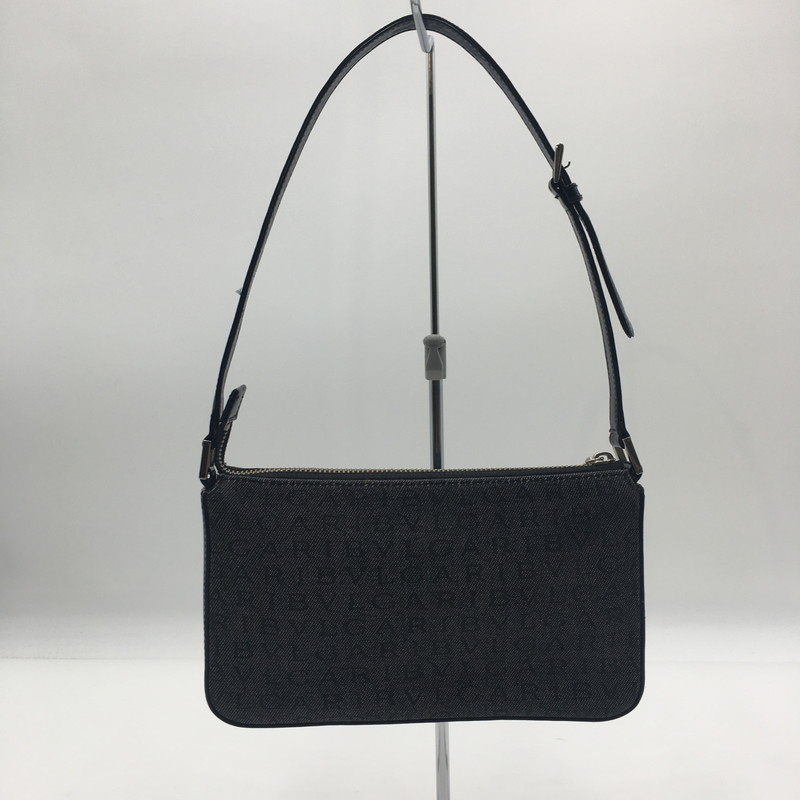 百貨店SALE 20%OFF~【中古品】【レディース】 BVLGARI ブル小峡谷 ロゴタイプ気違い ハンドバック 袋 180-250714-KS-03-tei 色つや：黒いこと 生生世世Net店