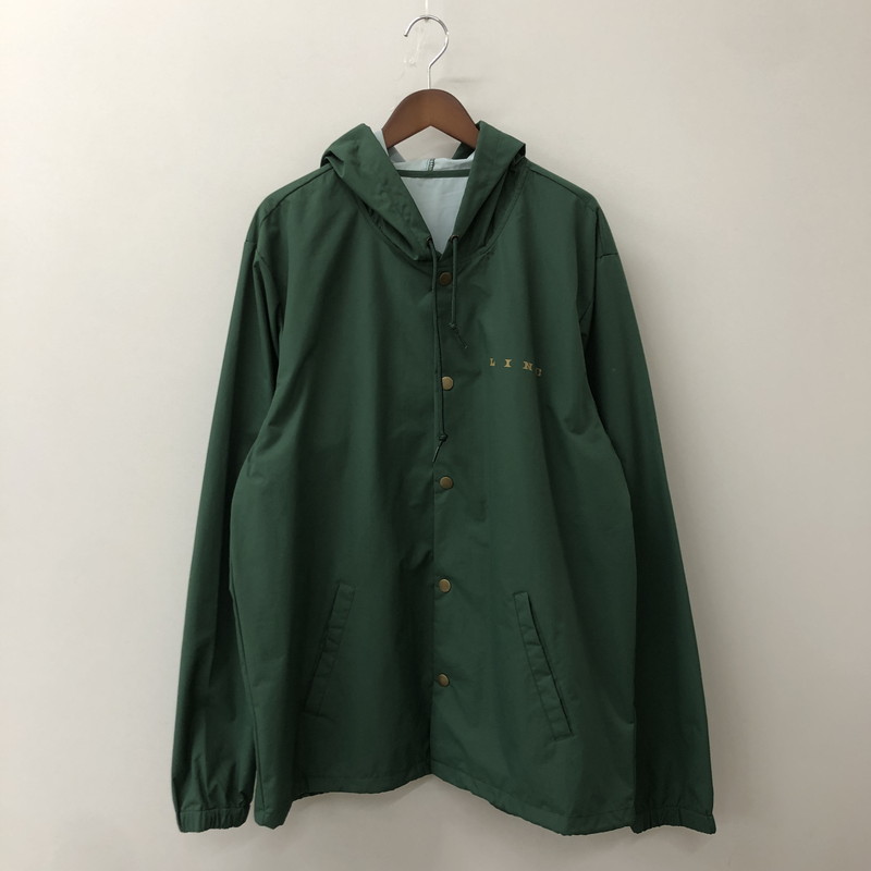 【中古品】【メンズ】 LINC リンク NYLON SNAP PARKER JACKET ナイロン スナップ パーカー ジャケット ライトアウター 147-250804-ts-08-tei サイズ：XL カラー：グリーン 万代Net店