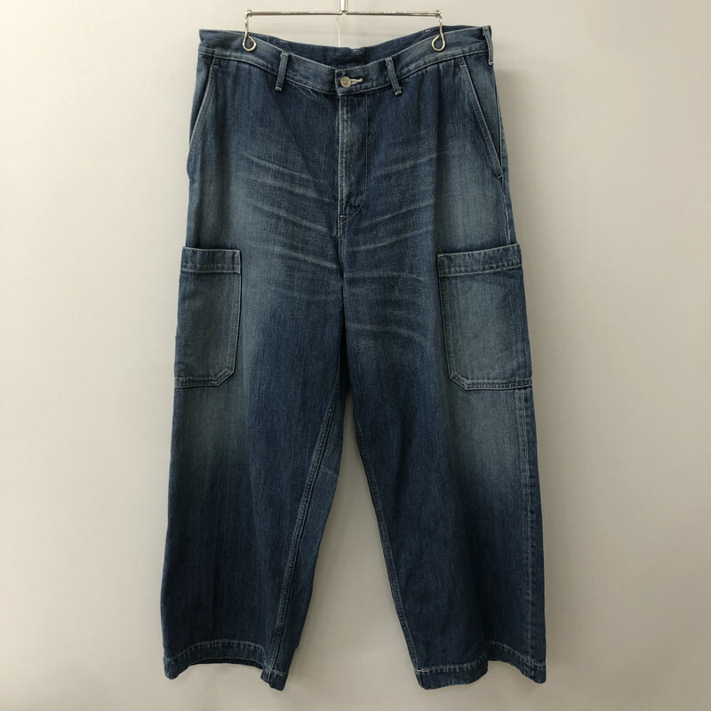 百貨店SALE 20%OFF~【中古品】【メンズ】  GRAPHPAPER グラフ記録調査報告 23AW SELVAGE DENIM CARGO PANTS GM233-40182DB セルヴィッジ ジーンズ カーゴパンツ ボトムス 151-250820-KS-26-tei 大いさ：2 色合い：インディゴ 生生世世Net店