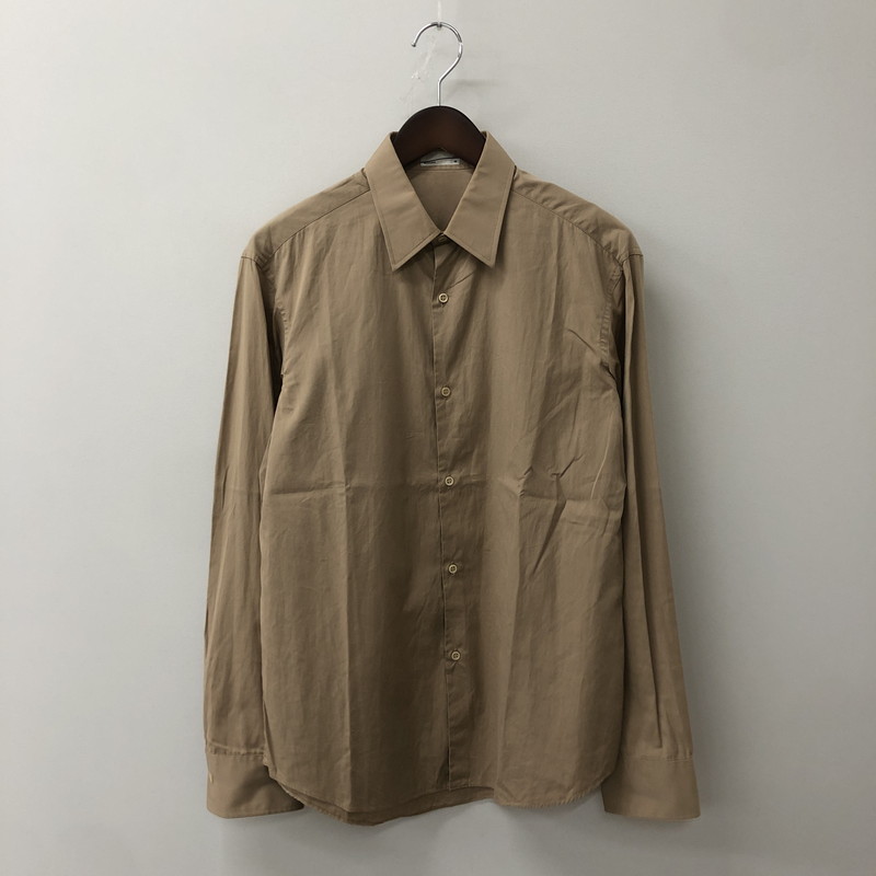 【中古品】【メンズ】 LAD MUSICIAN ラッドミュージシャン L/S COTTON  SHIRT 2211-103 ロング捩り 綿織物プルオーバー 長袖 トップス 140-250829-KS-01-tei 大いさ：46 色合い：ベージュ 生々世々Net店 トップス-メンズファッション