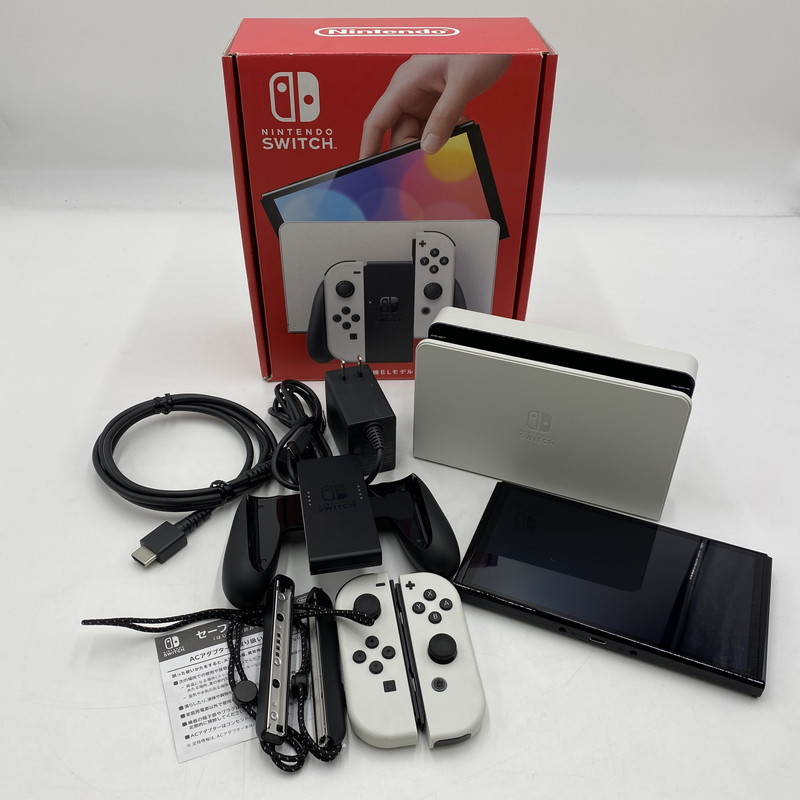【箱あり】Nintendo Switch 本体（ジョイコンのみ有機ELモデル） Nintendo Switch 【外箱訳アリ】 ニンテンドー スイッチ 本体