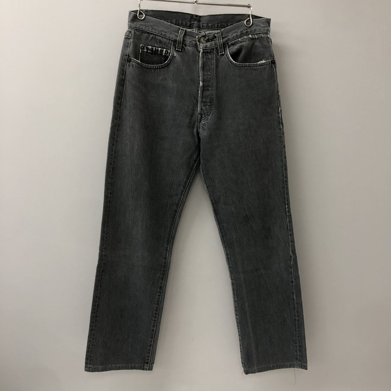 百貨店SALE 20%OFF~【中古品】【メンズ】  LEVI\u0027S 501-0658 USA製 532目じるし 先染め黒いことジーンズ ヴィンテージ 古着 156-250909-航空マイル-28-tei 大いさ：W31L32 生生世世Net店