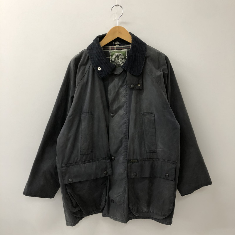 【中古品】【メンズ】 OXFORD BLUE オックスフォード WAX COTTON JACKET ワックス コットン ジャケット アウター オイルドジャケット 英国製 145-250909-nm-16-tei サイズ：不明 カラー：ネイビー/グレー系 万代Net店｜万代Net店