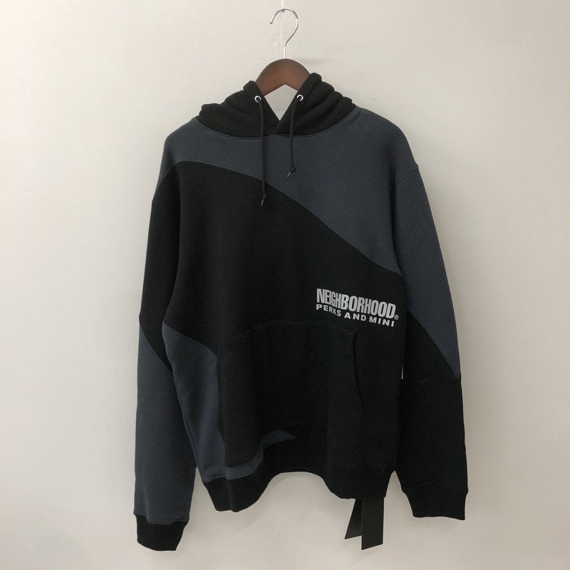 【中古品】【メンズ】 NEIGHBORHOOD ネイバーフッド × PERKS AND MINI パークスアンドミニ 別注 コラボ PULLOVER HOODIE 192MBPMN-CSM01S プルオーバー フーディ 長袖 トップス パーカー 142-250912-yo-08-tei サイズ：M カラー：ブラック 万代Net店 15,246円